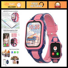 4G Kids Smart Watch GPS Tracker, Video Calling, SOS, Waterproof, Age 5-12, Pedom