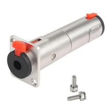 Locking 6.35mm Panel Mount Stereo Adapter TRS 6.35mm Female to Female Balance...