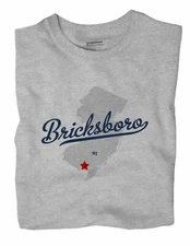 Bricksboro New Jersey NJ T-Shirt MAP