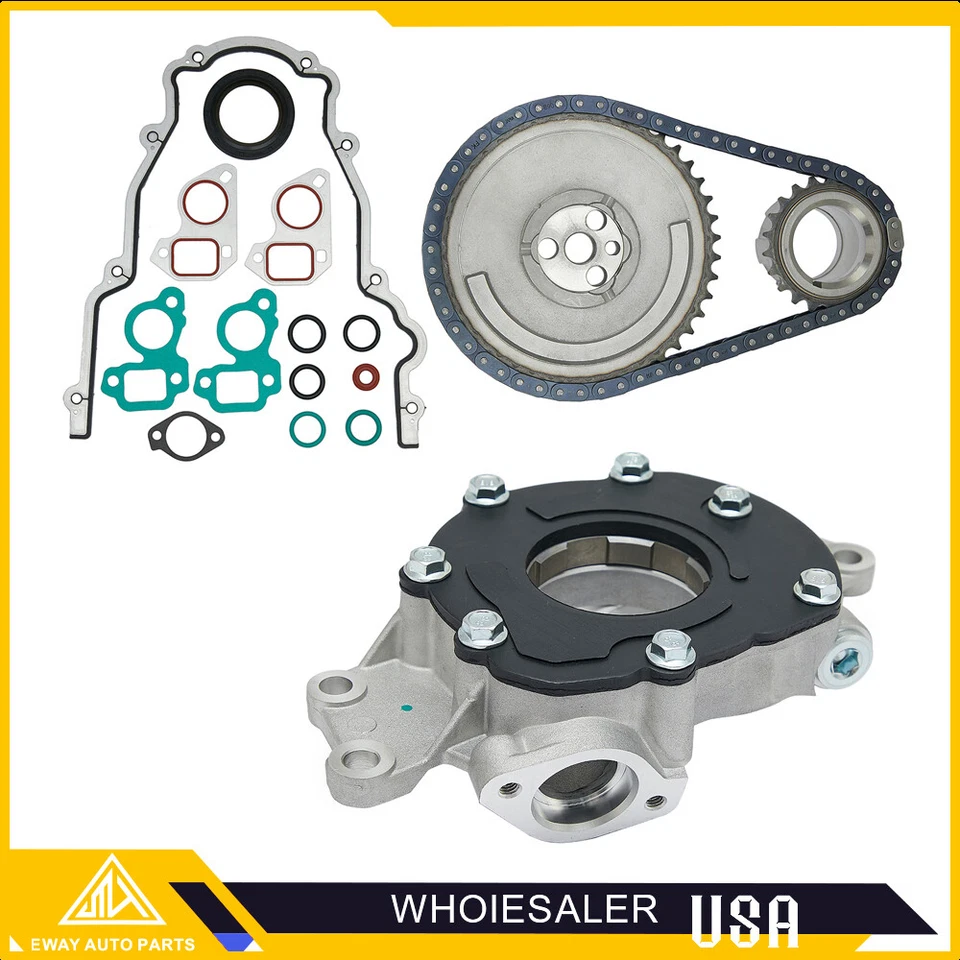 Junta de cadena de distribución de bomba de aceite nueva para Chevy GMC 4,8 L 5,3 L 6,0 L LS1 LS2 LS3 M295 Foto 3 de 4