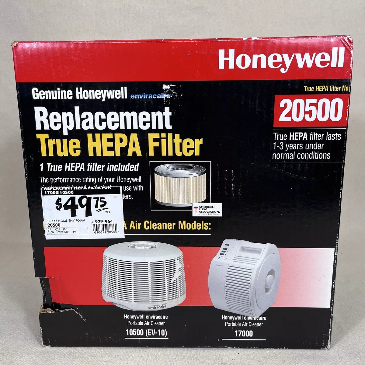 Honeywell 20500 hepa filter deals