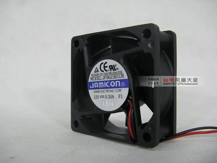 1 pcs For jamicon JF0625B1UR Server Square Fan DC12V 0.3A 60X60X25mm - Image 4 of 4