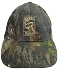 Trucker Hat Camo Bubba Rope Baseball Cap Buckle Back Adjustable 