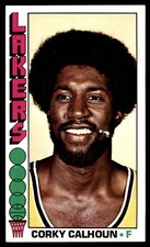 1976 Topps Basketball #12 Corkey Calhoun EX/MT *d7