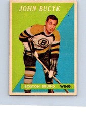 VINTAGE HOCKEY CARD TOPPS 1958-59 JOHNNY BUCYK  BOSTON BRUINS NO1606
