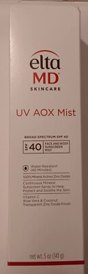 Elta MD UV AOX Mist SPF40 141g 5oz Face and Body Sunscreen Mist