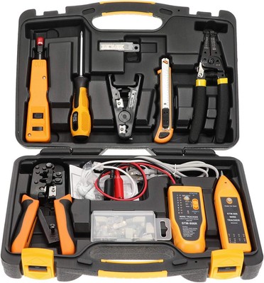 InstallerParts Professional Network Tool Kit 15 In 1 - RJ45 Crimper Tool Cat 5 C