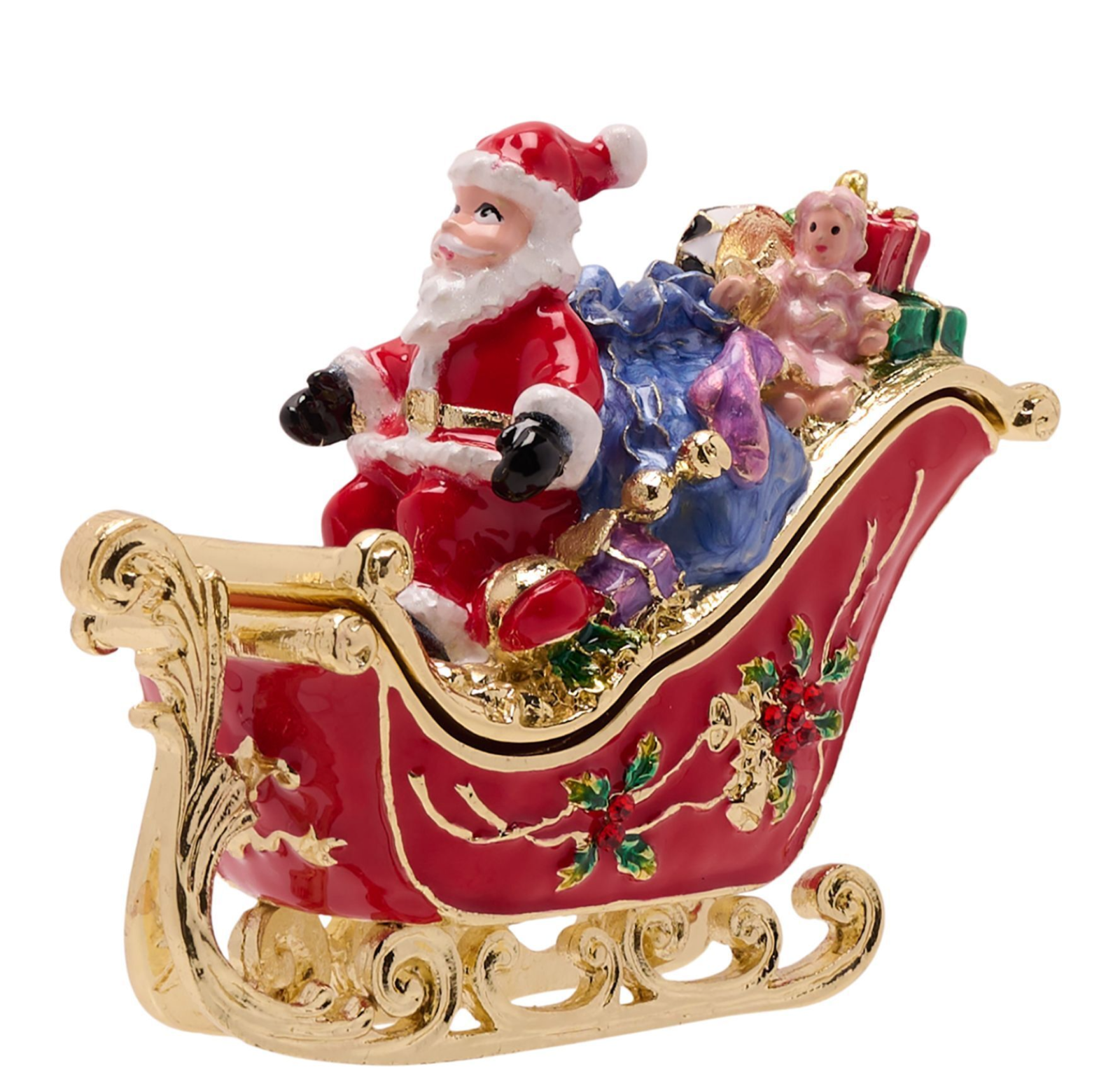 Trinket Box  By Juliana Santa's Sleigh