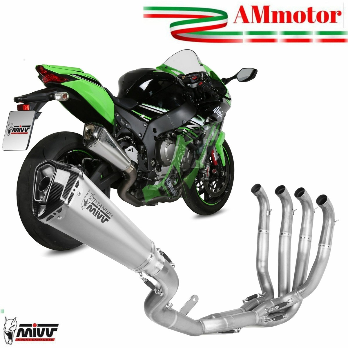 Echappement Complete Mivv Kawasaki Zx-10 R 2018 Moto Delta Race
