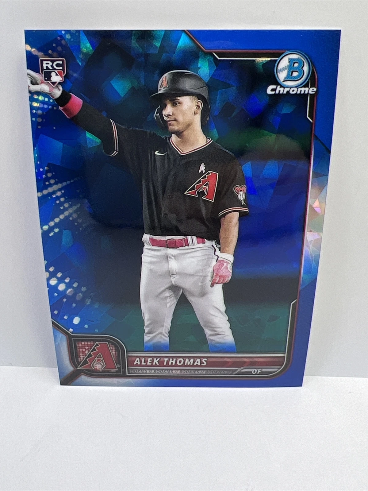 Alek Thomas 2022 Bowman Chrome Sapphire 76 Rookie RC Diamondbacks