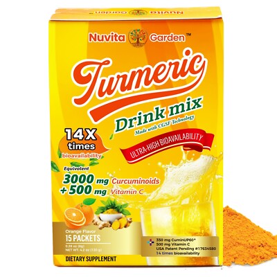 Turmeric Curcumin with 500MG Vitamin C 350 mg CuminUP60  , Ultra Bioavailability
