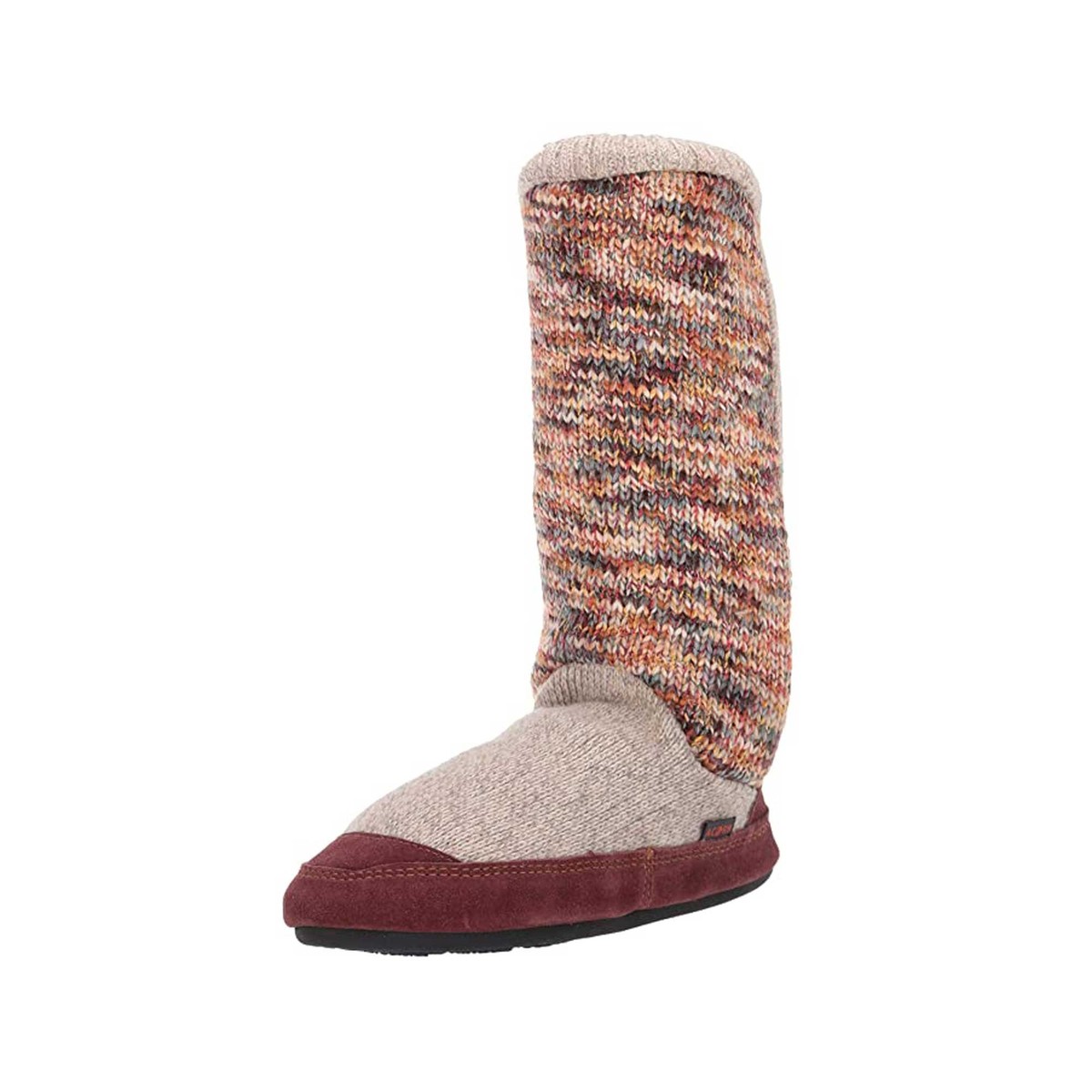 Acorn Women's Slouch Boots Block Design, Sunset Cable Knit, X - Main Image