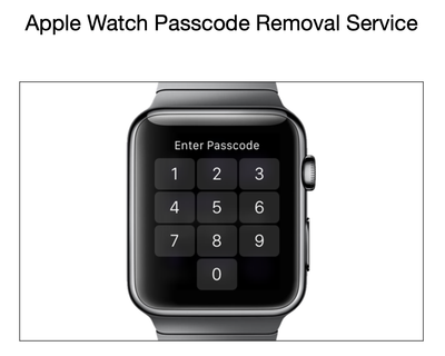 Apple Watch Passcode Removal Service \u0026 iCloud ON/OFF Status Check Mail  Service | eBay