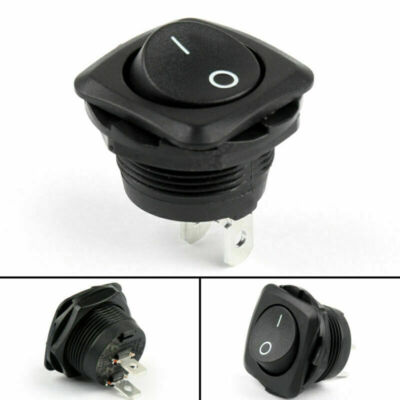 SCI R13-135A Round Boat Rocker Schalter SPST ON-OFF 2Pin 10A/250V 16A/125V AH