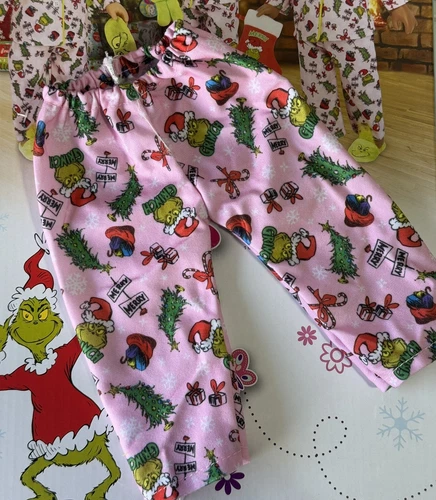MY LIFE OUR GENERATION AMERICAN GIRL ILY FOREVER DOLLS GRINCH DOLL PAJAMA PANTS