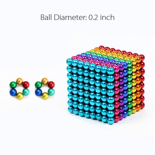 Neodym Magnete Starke Kugeln 5 mm Ø - Puzzle- Spiel-Würfel 8 Farben -216tlg - Bild 5 von 14