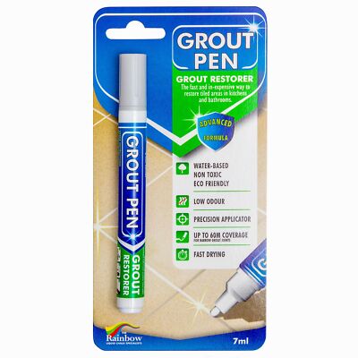 Grout Pen Light Grey Tile Paint Marker: Waterproof Tile Grout Colorant Pen | eBay UK