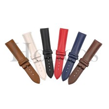 16MM 18MM 20MM 22MM Genuine Leather Watch Strap Band Quick Release Wristwatch