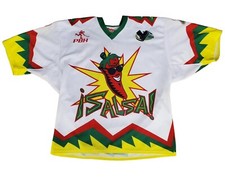 RARE ¡SALSA!  #21 AUTHENTIC PRO BEACH ROLLER HOCKEY PBH JERSEY SIZE 54