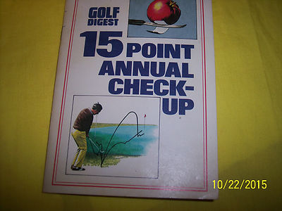 GOLF DIGEST 1983 15 POINT ANNUAL CHECK-UP WITH IRWIN, SNEAD, WATSON, NICKLAUS