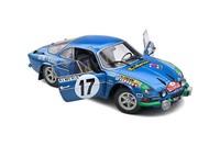 Alpine A110 1600S #17 Monte Carlo 1972 Darniche Mahe Solido 1:18 Rally Blau