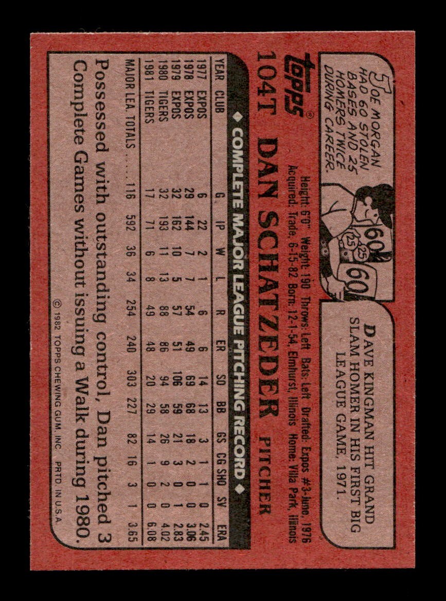 1982 Topps Traded 1-132 EX-MT/NM Pick From List All PICTURED - Picture 25 of 501