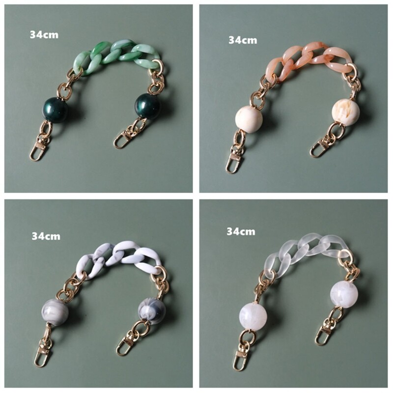 Fashion Woman Handbag Accessory Parts Round Chain Detachable Replacement Strap