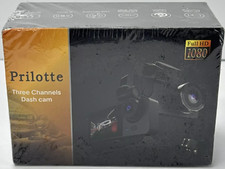 Prilotte 1080 FHD Three Channel 4k Dash Cam - SEALED 