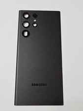 Samsung Galaxy S22 Ultra S908U Back Glass Battery Door Black ORIGINAL OEM USA
