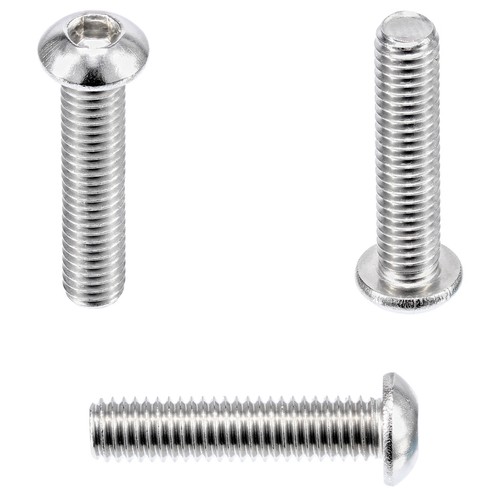 Linsenkopfschrauben DIN ISO 7380-1 Edelstahl A2 V2A VA M2-M10 Innensechskant ISK - Bild 2 von 15