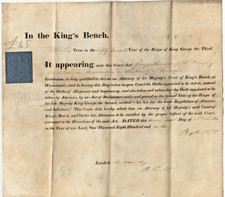 Bedwardine Document in Vellum G. Skinner Attorney at King's Bench London 1816
