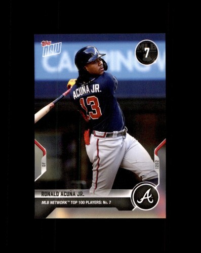 2021 Topps Now MN-7 Ronald Acuna Jr.