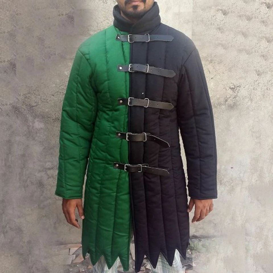 Gambeson Medieval Padded-Play Movie Armor Full Sleeves Jacket Costume - Image 2 of 4