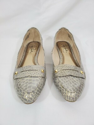 Life Stride Soft System Womens Shoe Faux Leather/Snake Skin Print Pointed  Toe