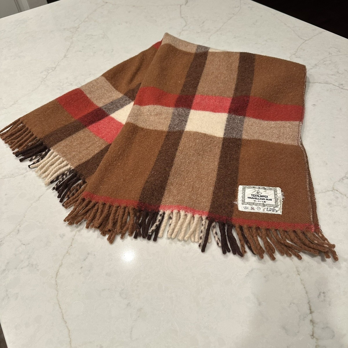 TEXTILIMPEX TRAVELLING RUG ウール100% Vintage Textilimpex Travelling Rug/Blanket | eBay