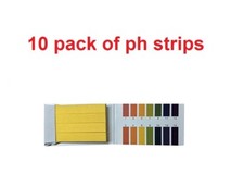 10 80x pH Indicator Test Strips 1-14 Laboratory Paper Litmus Tester Urine Saliva