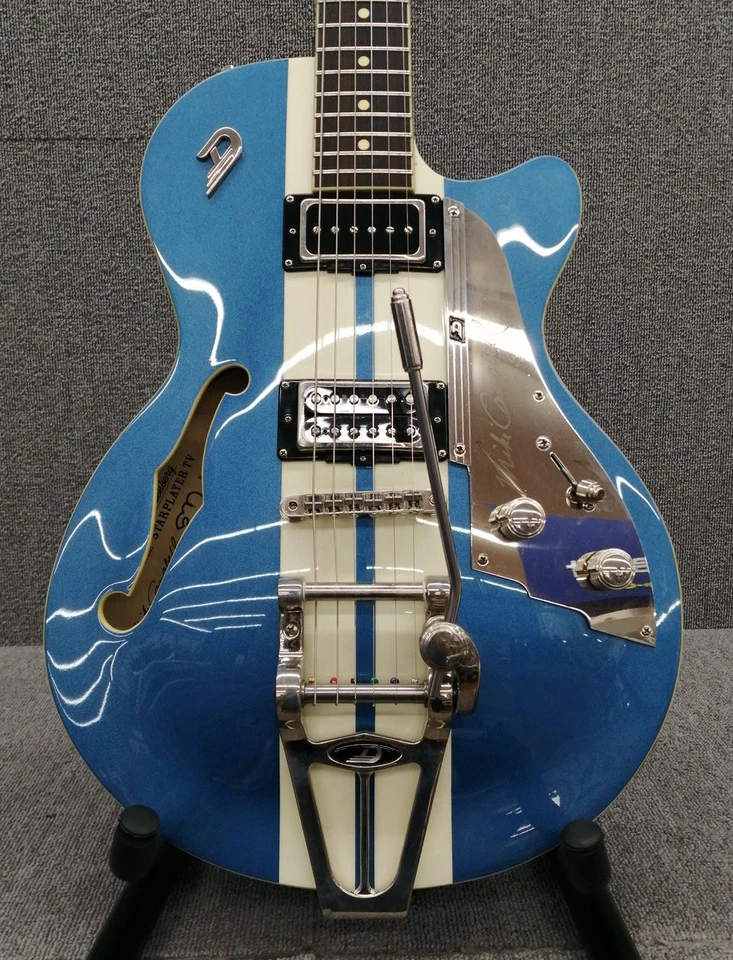 [Duesenberg] DTV-MC Mike Campbell Signature Metallic Blue with White Germany - Image 3 of 4