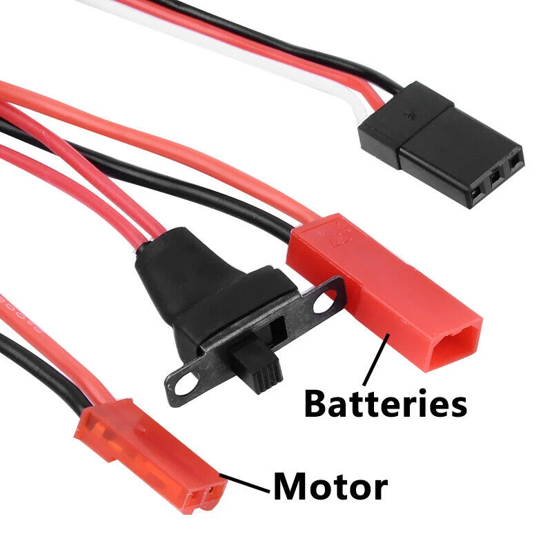 30A ESC Bürstenmotor Elektronischer Fahrtenregler Für Mini RC Auto Boot Buggy - Bild 3 von 4