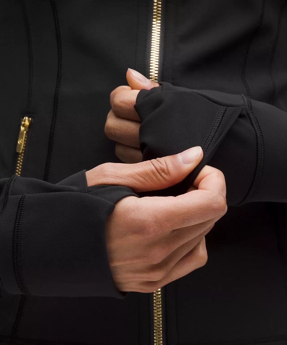 LULULEMON DEFINE JACKET NULU~BLACK~GOLD/GOLD~0-2 4 6 8~10-12