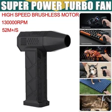 Jet Dry Mini Blower 130000 RPM Air Blower Super Fan Turbo Powered Portable 2024