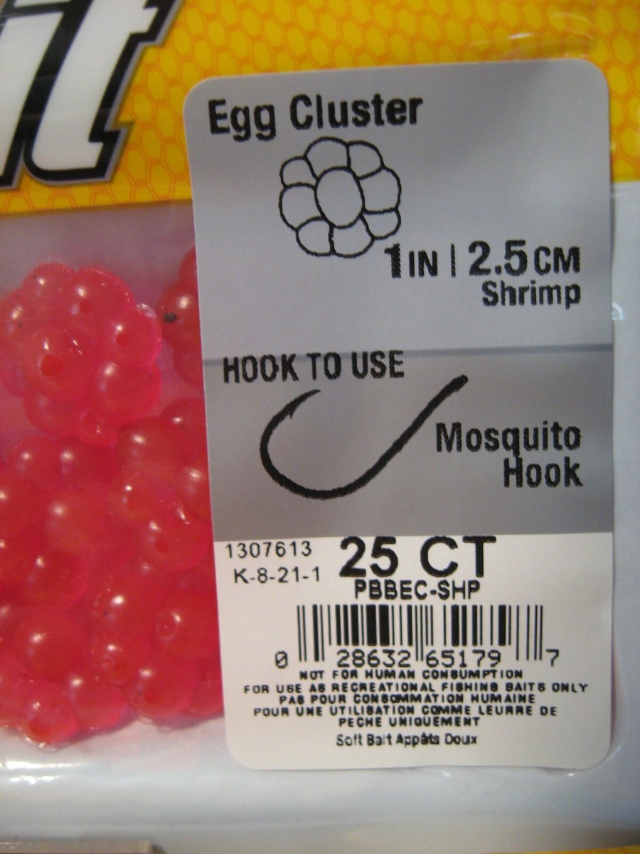 Berkley PowerBait Trout Bait (Type: Non-Glitter / Salmon Peach / Natural Scent Salmon Eggs - Foto 2