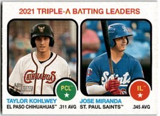 2022 Topps Heritage Minor League #66 Jose Miranda / Taylor Kohlwey