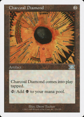 1x Charcoal Diamond - LP - 6th Edition - SPARROW MAGIC mtg