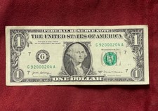 $1 Dollar Bill Birthday Anniversary Note 2000 February 4--G9**2000**2**04A