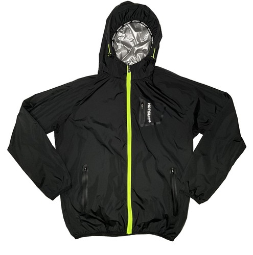 HOTSUIT Women’s Sauna Suit Jacket Anti Rip Sweat Suits Full Zip Hooded  XL