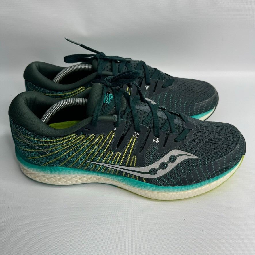 SAOLA Scarpe da corsa Saucony Liberty ISO 2 da uomo taglia 12 verde acqua