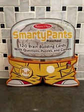 Melissa And Doug Smarty Pants PreK Genius 120 Brain Building Cards Games Puzzle