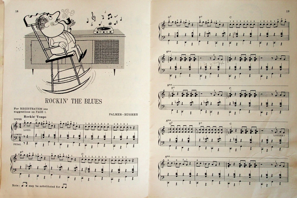 Organ Rock N Roll Sheet Music Song Book By Palmer & Hughes - Image 3 of 4