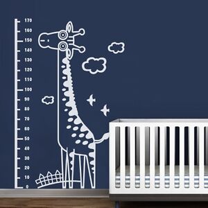 Giraffe Wall Decal Growth Chart