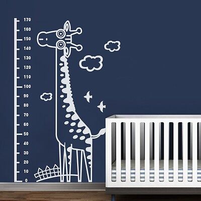 Giraffe Growth Chart Wall Decal